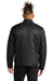 Mercer+Mettle MM7200 Mens Quilted Water Resistant Full Zip Jacket Deep Black Model Back