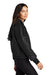 Mercer+Mettle MM7201 Womens Quilted Water Resistant Full Zip Jacket Deep Black Model Side