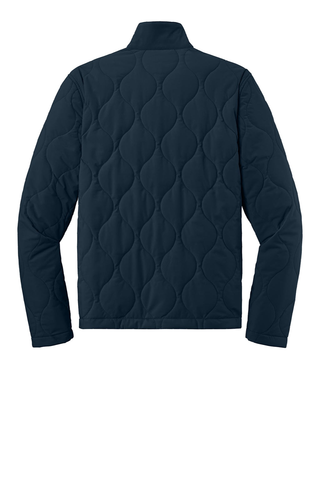 Mercer+Mettle MM7202 Mens Quilted Full Zip Liner Jacket Night Navy Blue Flat Back