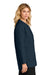 Mercer+Mettle MM7203 Womens Quilted Snap Down Liner Jacket Night Navy Blue Model Side