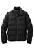 Mercer+Mettle MM7210 Mens Water Resistant Full Zip Puffy Jacket Deep Black Flat Front