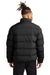 Mercer+Mettle MM7210 Mens Water Resistant Full Zip Puffy Jacket Deep Black Model Back