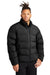 Mercer+Mettle MM7210 Mens Water Resistant Full Zip Puffy Jacket Deep Black Model Front