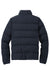 Mercer+Mettle MM7210 Mens Water Resistant Full Zip Puffy Jacket Night Navy Blue Flat Back