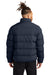 Mercer+Mettle MM7210 Mens Water Resistant Full Zip Puffy Jacket Night Navy Blue Model Back