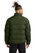 Mercer+Mettle MM7210 Mens Water Resistant Full Zip Puffy Jacket Townsend Green Model Back