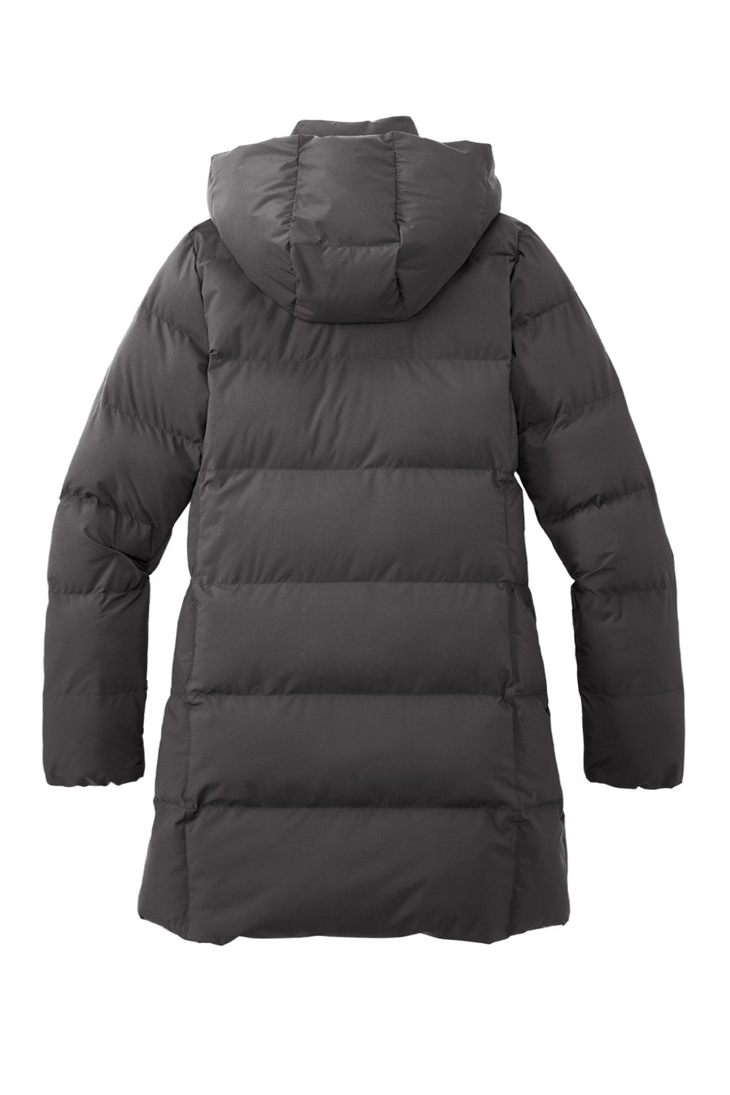 Mercer+Mettle MM7213 Womens Water Resistant Full Zip Hooded Puffy Parka Anchor Grey Flat Back