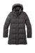 Mercer+Mettle MM7213 Womens Water Resistant Full Zip Hooded Puffy Parka Anchor Grey Flat Front