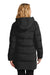 Mercer+Mettle MM7213 Womens Water Resistant Full Zip Hooded Puffy Parka Deep Black Model Back