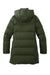 Mercer+Mettle MM7213 Womens Water Resistant Full Zip Hooded Puffy Parka Townsend Green Flat Back