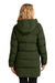 Mercer+Mettle MM7213 Womens Water Resistant Full Zip Hooded Puffy Parka Townsend Green Model Back