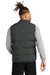 Mercer+Mettle MM7214 Mens Water Resistant Full Zip Puffy Vest Anchor Grey Model Back