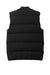 Mercer+Mettle MM7214 Mens Water Resistant Full Zip Puffy Vest Deep Black Flat Back