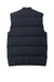 Mercer+Mettle MM7214 Mens Water Resistant Full Zip Puffy Vest Night Navy Blue Flat Back