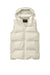 Mercer+Mettle MM7217 Womens Water Resistant Full Zip Hooded Puffy Vest Birch Flat Front