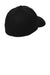 New Era Hats NE1000 Mens Stretch Fit Hat Black Flat Back