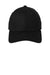 New Era Hats NE1000 Mens Stretch Fit Hat Black Flat Front