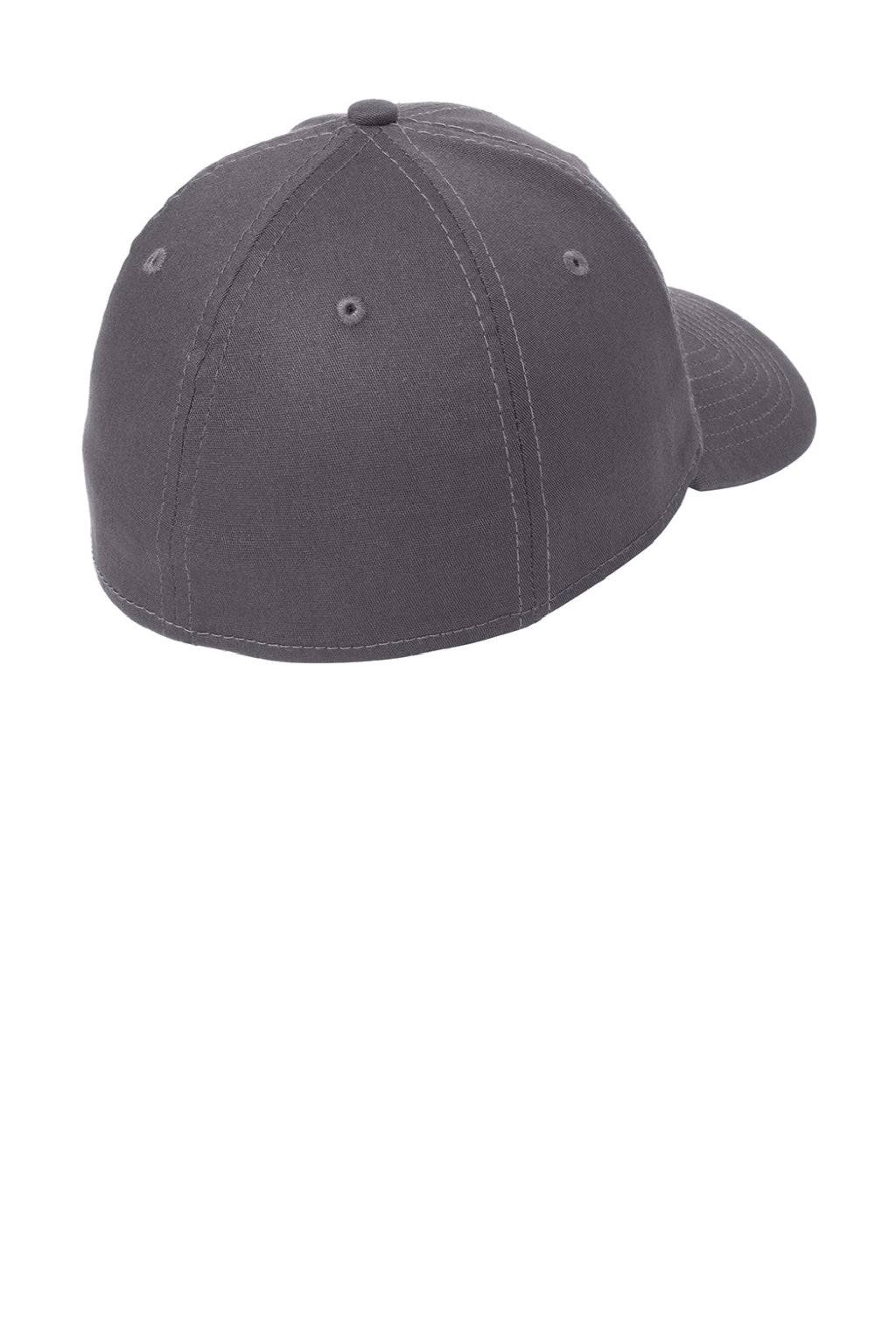 New Era Hats NE1000 Mens Stretch Fit Hat Graphite Grey Flat Back