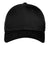 New Era Hats NE1020 Mens Stretch Fit Hat Black Flat Front