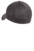 New Era Hats NE1020 Mens Stretch Fit Hat Charcoal Grey Flat Back