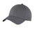 New Era Hats NE1100 Mens Stretch Fit Hat Graphite Grey/Black Flat Front