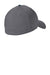 New Era Hats NE1100 Mens Stretch Fit Hat Graphite Grey/Navy Blue Flat Back
