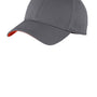 New Era Hats Mens Stretch Fit Hat - Graphite Grey/Orange
