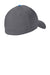 New Era Hats NE1100 Mens Stretch Fit Hat Graphite Grey/Sky Blue Flat Back