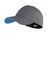New Era Hats NE1100 Mens Stretch Fit Hat Graphite Grey/Sky Blue Flat Front