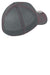 New Era Hats NE1120 Mens Stretch Fit Hat Graphite Grey/Red Flat Back