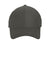 New Era Hats NE1121 Mens Moisture Wicking Stretch Fit Hat Graphite Grey Flat Front