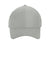 New Era Hats NE1121 Mens Moisture Wicking Stretch Fit Hat Grey Flat Front