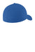 New Era Hats NE1121 Mens Moisture Wicking Stretch Fit Hat Royal Blue Flat Back