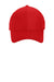 New Era Hats NE1121 Mens Moisture Wicking Stretch Fit Hat Scarlet Red Flat Front