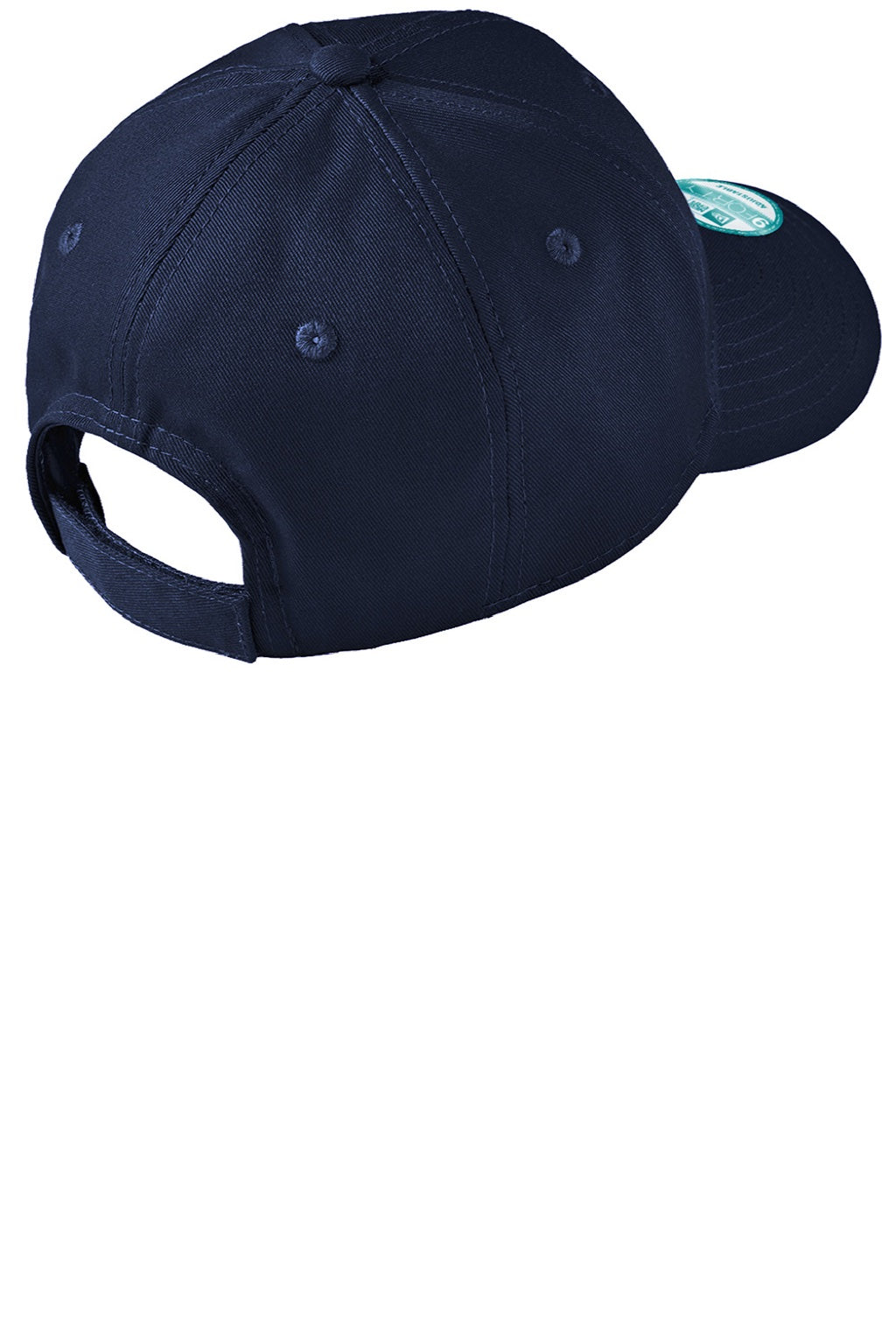 New Era Hats NE200 Mens Adjustable Hat Navy Blue Flat Back