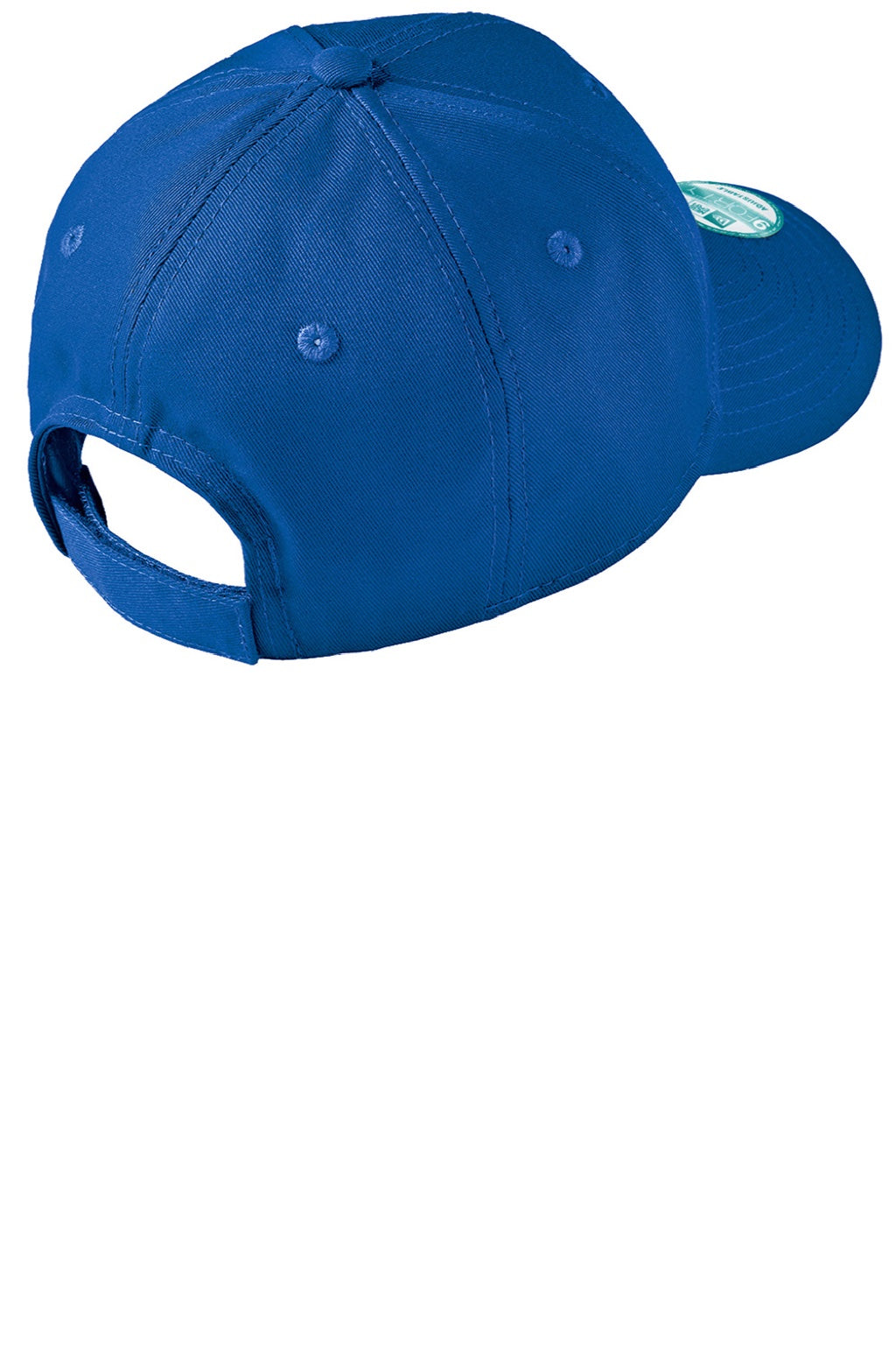 New Era Hats NE200 Mens Adjustable Hat Royal Blue Flat Back