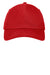 New Era Hats NE200 Mens Adjustable Hat Scarlet Red Flat Front