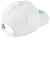 New Era Hats NE200 Mens Adjustable Hat White Flat Back