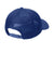 New Era Hats NE204 Mens Adjustable Hat White/Royal Blue Flat Back