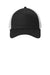 New Era Hats NE205 Mens Adjustable Trucker Hat Black/White Flat Front