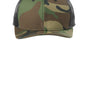 New Era Hats Mens Low Profile Snapback Trucker Hat - Camo/Black