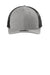 New Era Hats NE207 Mens Low Profile Snapback Trucker Hat Heather Grey/Black Flat Front