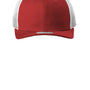 New Era Hats Mens Low Profile Snapback Trucker Hat - Scarlet Red/White