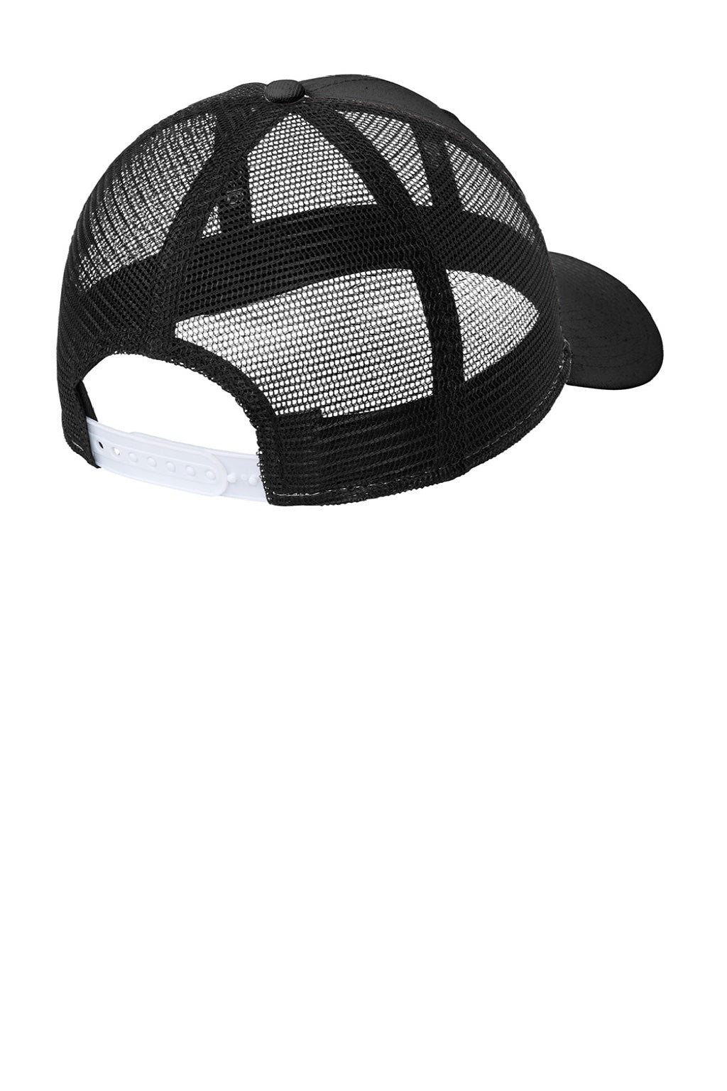 New Era Hats NE208 Mens Recycled Snapback Hat Black Flat Back