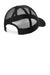 New Era Hats NE208 Mens Recycled Snapback Hat Black Flat Back