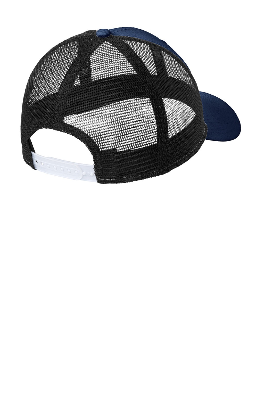 New Era Hats NE208 Mens Recycled Snapback Hat Deep Navy Blue Flat Back