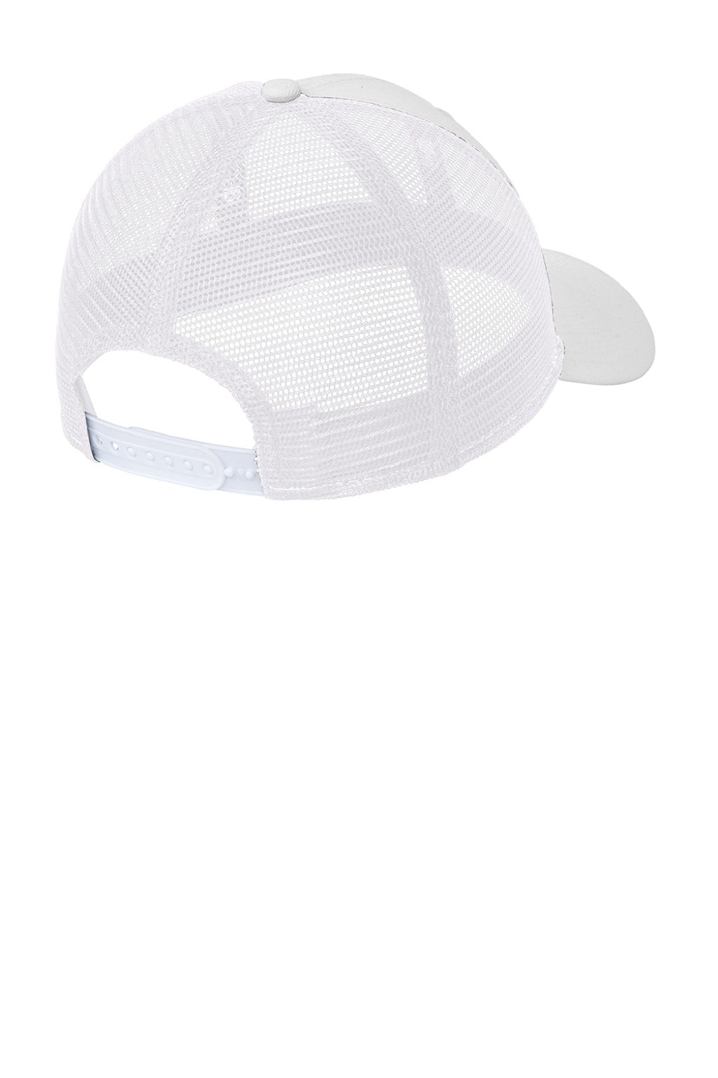 New Era Hats NE208 Mens Recycled Snapback Hat White Flat Back