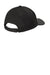 New Era Hats NE209 Mens Dash Performance Adjustable Hat Black Flat Back