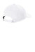 New Era Hats NE209 Mens Dash Performance Adjustable Hat White Flat Back