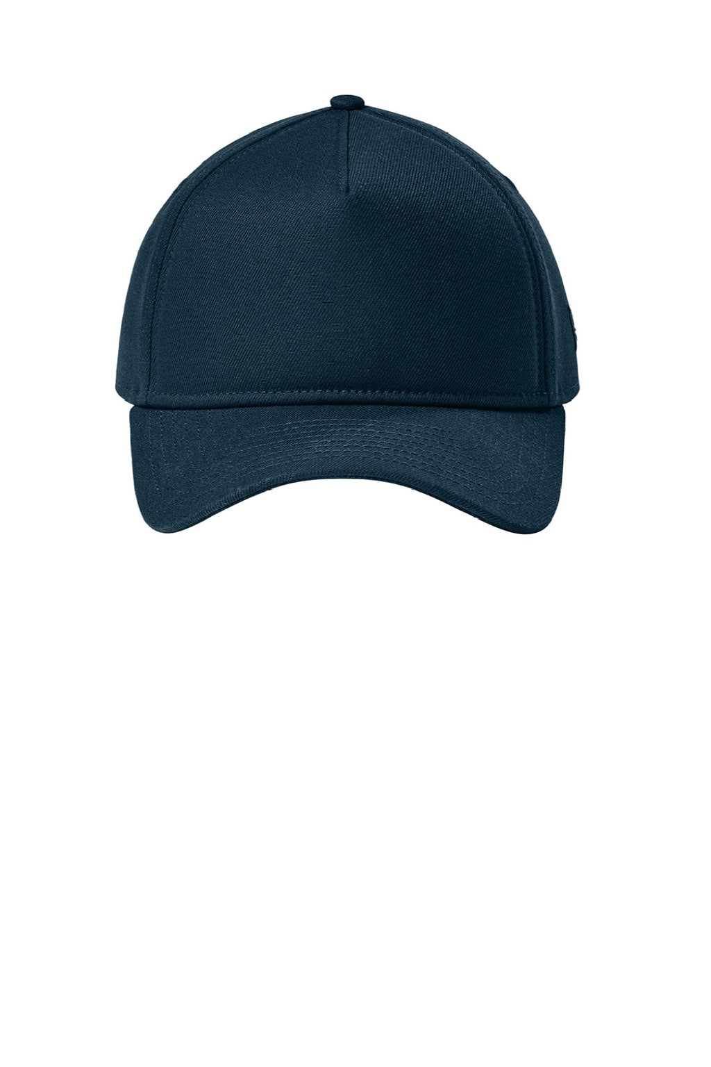 New Era Hats NE211 Mens A-Frame Snapback Hat Deep Navy Blue Flat Front